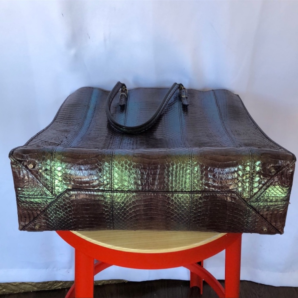 Balenciaga Authentic Python Leather Tote - image 6